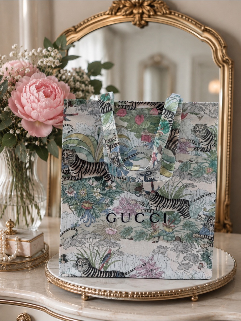 Tiger Canvas Tote